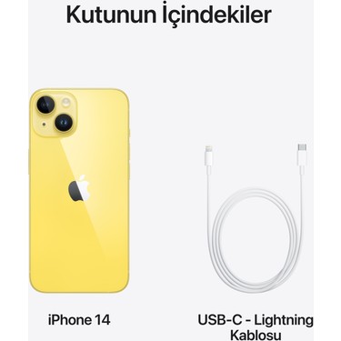 iPhone 14 128 GB Sarı Fiyatı, Taksit Seçenekleri ile Satın Al