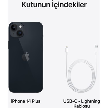 Apple iPhone 14 plus ブラック iPhone 14 Plus 128 GB Siyah Fiyatı - Taksit Seçenekleri