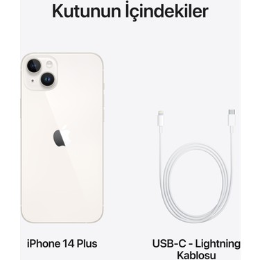 Apple iPhone 14 Plus 128 GB Beyaz Fiyatı - Taksit Seçenekleri