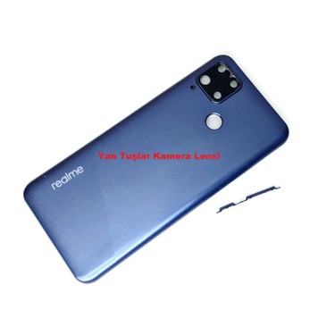 Tkgz Oppo Realme C15 kasa Arka Pil Batarya Kapağı
