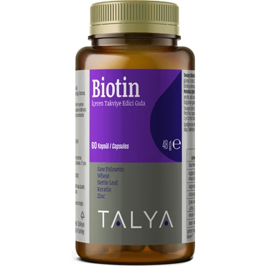 Talya Biotin İçeren Takviye Edici Gıda, 60