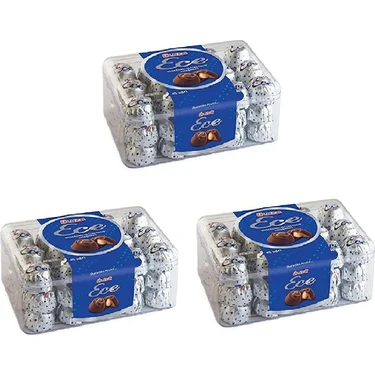 Ülker Ece Sütlü Fındıklı İkramlık Çikolata 3x455 gr Şekerli Özel Seri Lezzetli