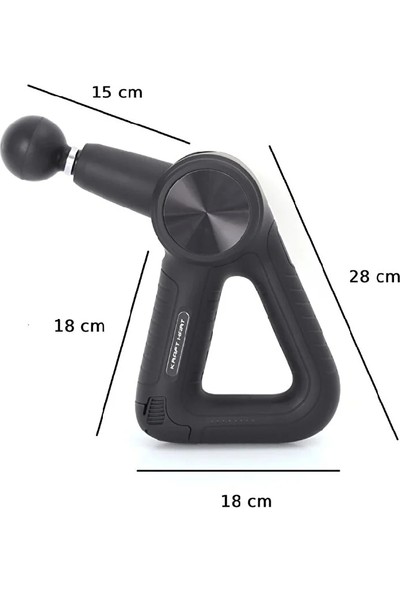 Kraft Hart MR16PRO Masaj Tabancası Sporcu Aleti Vurmalı Masaj Tabancası 24V