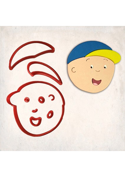 Caillou Detay Kurabiye Kalıp Seti 9’lu