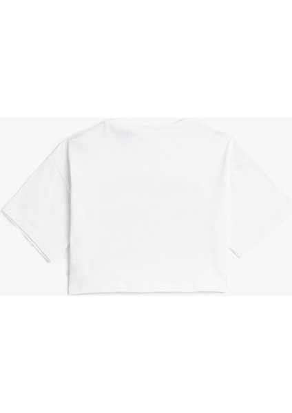 Lola Bunny Tişört Lisanslı Crop Oversize Kısa Kollu Pamuklu