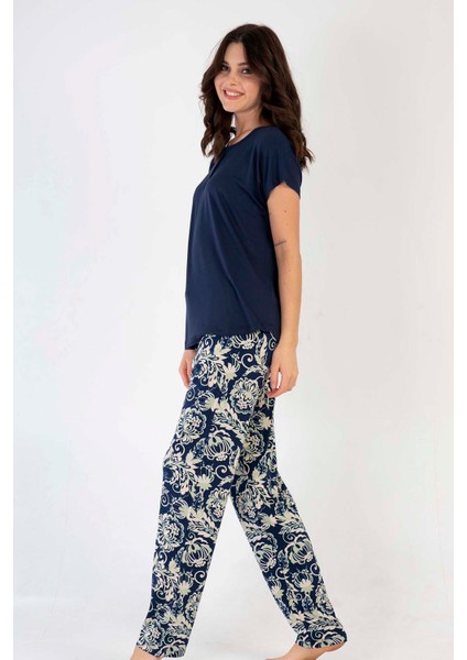 Kadın Yarasa Kol Pijama Takım modelleri
