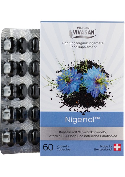 Organik Nigenol (Çörekotu Yağı) Kapsül
