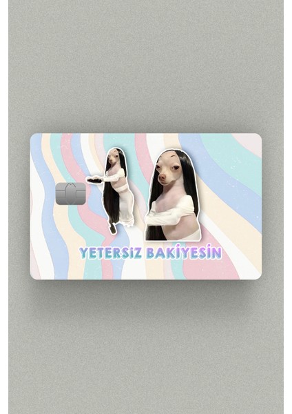 Kısmetse Olur Cansel Yetersiz Kredi Kartı & Akbil Sticker Kaplama (2 ADET)