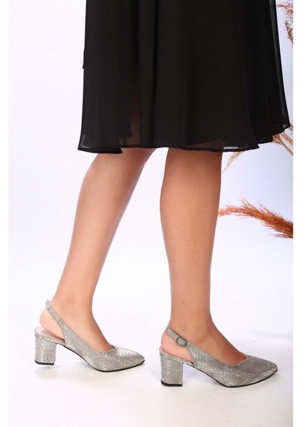 Kadın Greta Platin Sıvama Klasik Topuklu Ayakkabı fiyatları