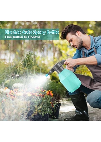 Elektrikli Sprey Şişesi Bitki Mister 2l Otomatik Sulama Şarj Edilebilir Püskürtücü Ayarlanabilir Emzik Bahçe Gübreleme Temizleme (Yurt Dışından) fiyatları