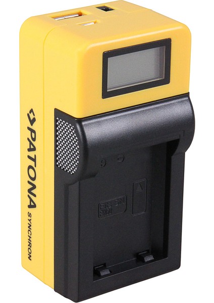 Senkron LCD Ekranlı USB Şarj Cihazı Sony NP-FW50 Için