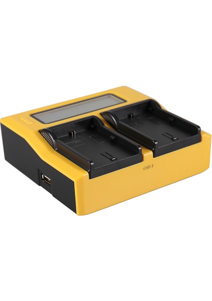 Ikili LCD Ekranlı USB Şarj Aleti Canon Lp-E6 Için