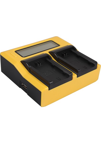 Ikili LCD Ekranlı USB Şarj Aleti Fuji NP-W235 Için