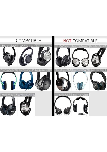 Quietcomfort QC35/35II/25/2/15 Için Yedek Kulaklık Kulak Pedleri (Yurt Dışından)