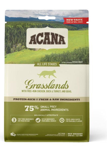 Grasslands Kedi Maması 1,8kg - Tüm Irk ve Yaşam Evreleri Için