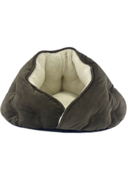 Paris Perla Kedi ve Köpek Yatağı Kahverengi 50CM