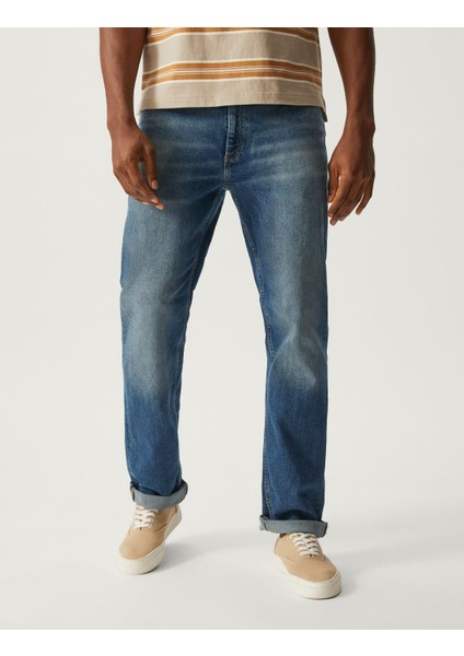 Straight Fit Jean Pantolon