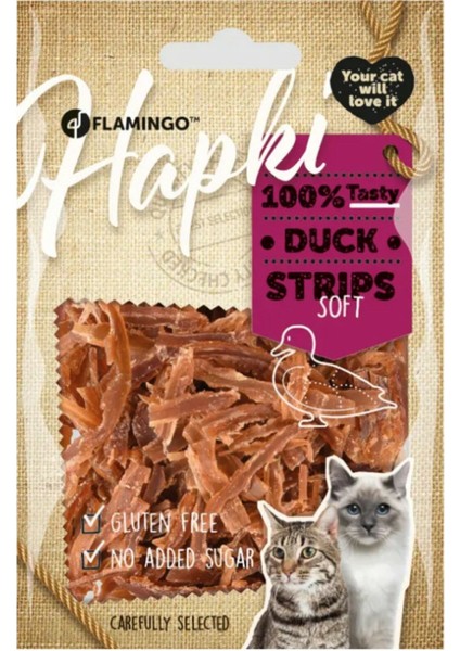 Hapki Ördek Etli Glutensiz Kedi Ödül Maması 50 gr