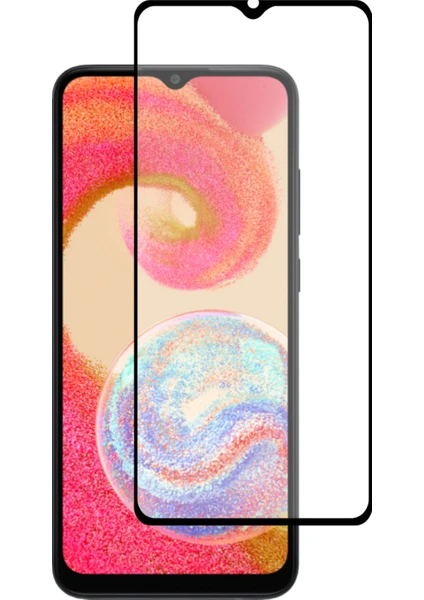 Caseart Samsung Galaxy A04E Tam Kaplayan Temperli Ekran Koruyucu Cam