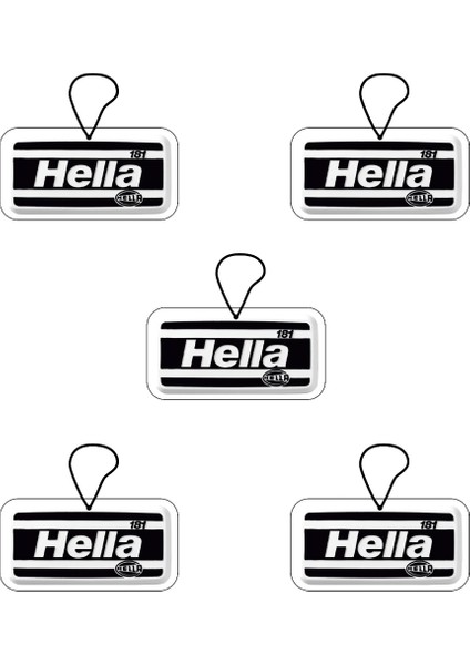 5'li Set Hella Tasarımlı Oto Kokusu