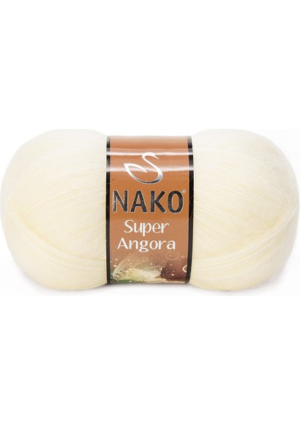 Süper Angora Krem 00256 (5 Adet Yumak)