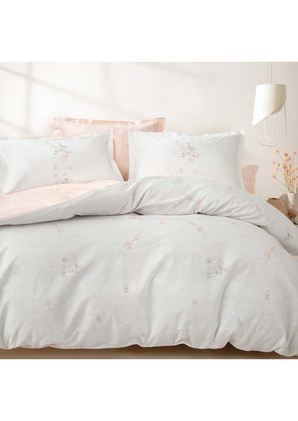 Bedding Ember Çift Kişilik Ranforce Nevresim Takımı - Pudra