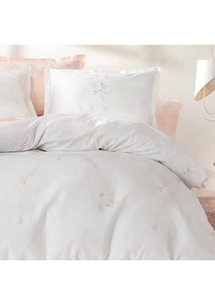 Bedding Ember Çift Kişilik Ranforce Nevresim Takımı - Pudra