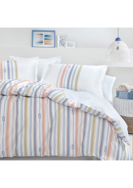 Bedding Benito Tek Kişilik Ranforce Nevresim Takımı - Yağ Yeşili