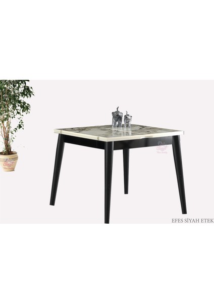 Yanlardan Açılır Katlanır Büyüyen Kare Masa 75 x 80 cm
