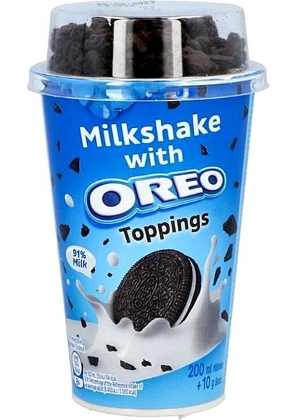 Milk Shake With Oreo Toppings 200 ml