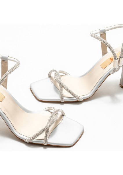 Lame Kadın Topuklu Sandalet modelleri