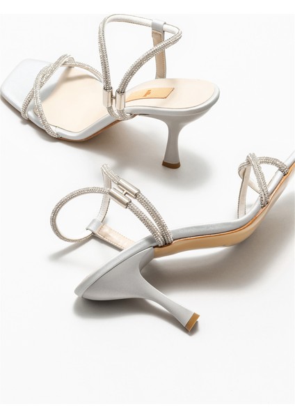 Lame Kadın Topuklu Sandalet fırsatları