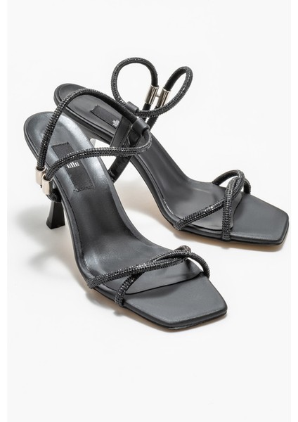 Siyah Kadın Topuklu Sandalet fiyatları