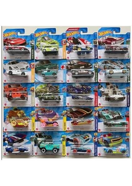 Hot Wheels 20'li Başlangıç Seti - Yirmili Farklı Model Araba modelleri