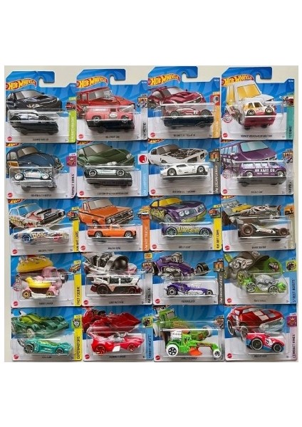 Hot Wheels 20'li Başlangıç Seti - Yirmili Farklı Model Araba indirimleri