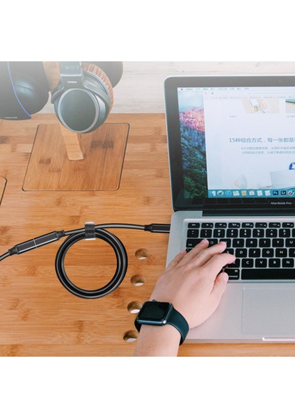 Type-C Uzatma Kablosu Erkek Adaptör Kablosu Usb3.2 Veri Kablosu 4K Ekran Kablosu Dock Sabit Disk Kablosu (Yurt Dışından) fırsatları