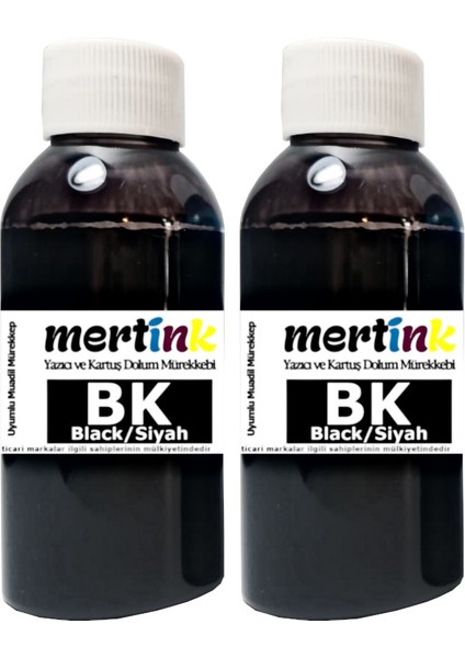 Hp C5280 C5283 C5288 (350 351XL) Kartuş Dolum Seti 2X100ML Siyah Mürekkep