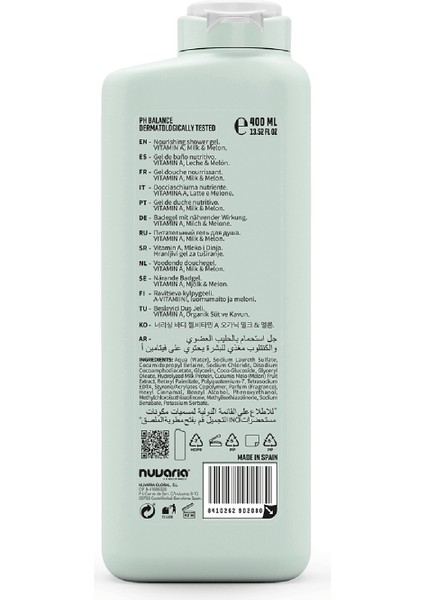 Urban Fit A Vitamini Süt ve Kavun Duş Jeli 400 ml fiyatları
