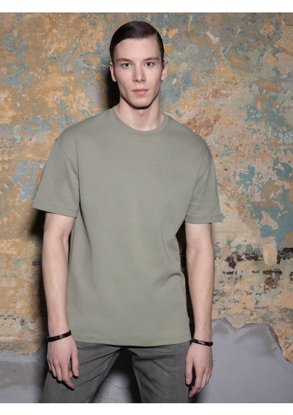 Oversize Fit Erkek Tshirt Kısa Kol