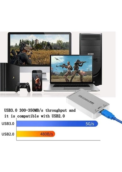 USB 3.0 HDMI Video Capture Kart USB 3.0 1080P Full Hd Video Görüntü Yakalama Capture Kart