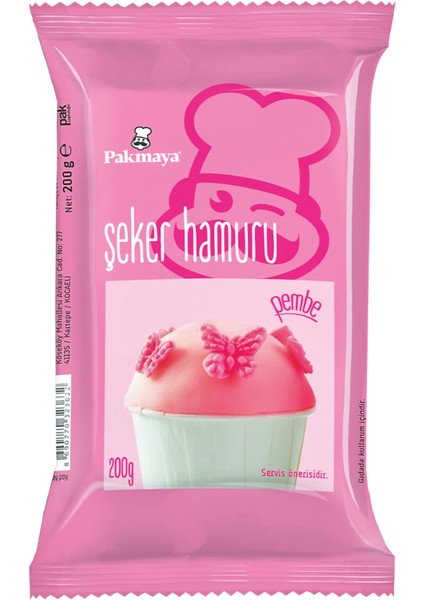 Şeker Hamuru Pembe 200 G