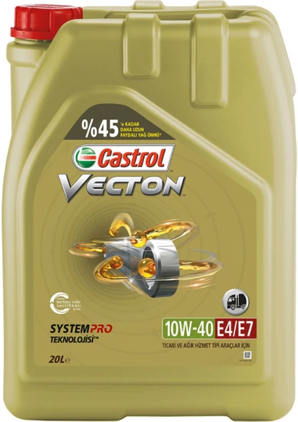 Vecton 10W-40 E4 - E7 20 Litre Motor Yağı ( Üretim Yılı: 2022 )