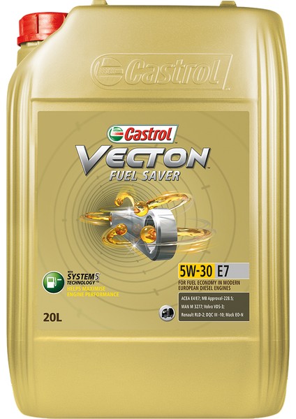 Vecton Fuel Saver 5W-30 E7 20 Litre Motor Yağı ( Üretim Yılı: 2023 )