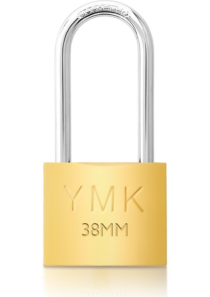 Ymk Eko 38 mm Sarı Boyalı Uzun Kancalı Asma Kilit