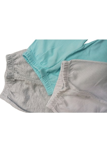 Bebek Patikli Alt Hava Alır Kumaş Düz Renk (3 Lü Paket Beyaz-Gri- Su Yeşili)10 fırsatları