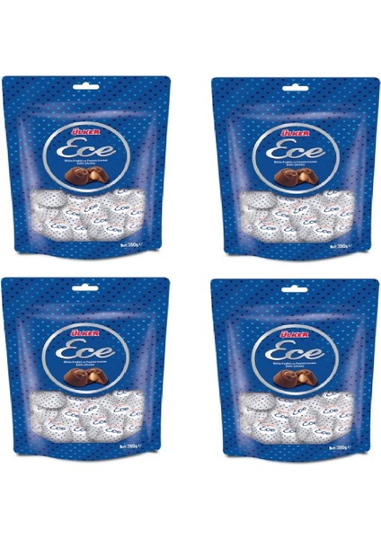 Ece Ikramlık Çikolata Fındıklı 350GR x 4 Adet