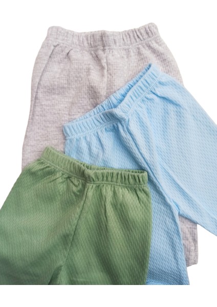 Bebek Patikli Alt Hava Alır Kumaş Düz Renk (3 Lü Paket Küf-Gri- Su Yeşili)10 fırsatları