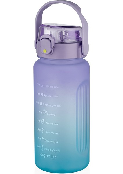 Su Matarası 1500ML VGN2213 Mor Mavi