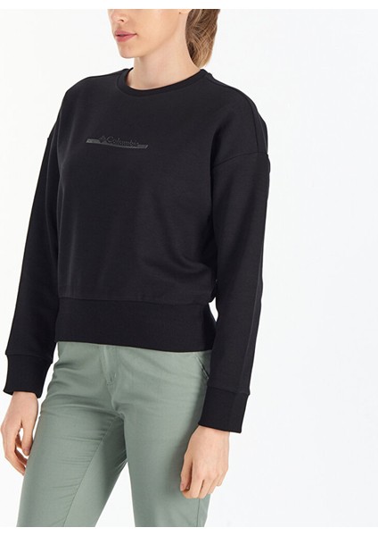 W Bar Slip Crop Kadın Sweatshirt - CS0212