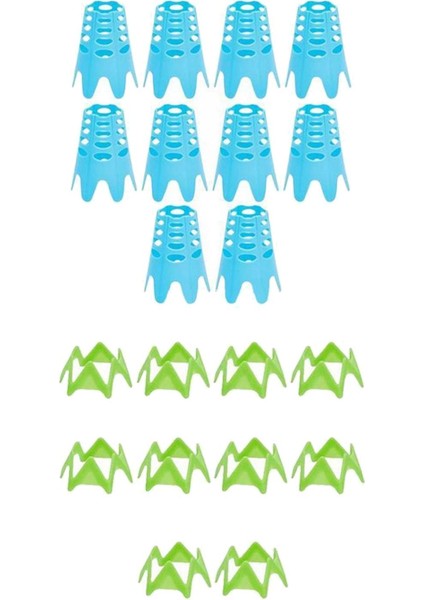 20X Profesyonel Golf Tees Istikrarı Açık Arka Bahçe Ofisi Mavi Yeşil Için Yeniden Kullanılabilir (Yurt Dışından)